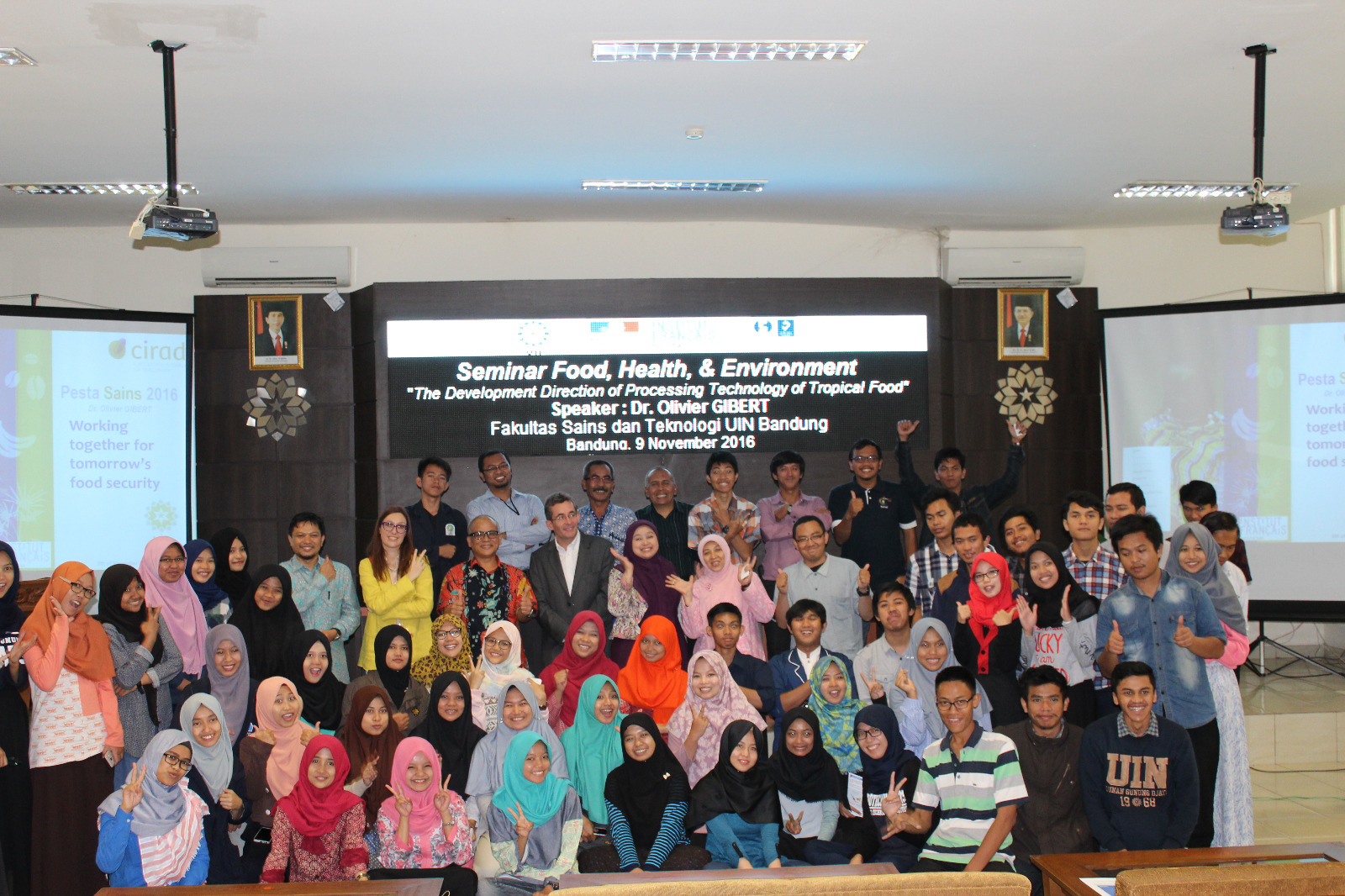 Fakultas Sains dan Teknologi Menyelenggarakan Seminar Internasional Food, Health, and Environment Fakultas Sains dan Teknologi Menyelenggarakan Seminar Internasional Food, Health, and Environment