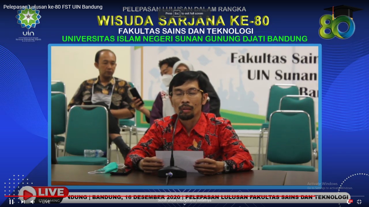 Wadek III FST Minta Alumni Solid dan Tetap Bersilaturahmi Wadek III FST Minta Alumni Solid dan Tetap Bersilaturahmi
